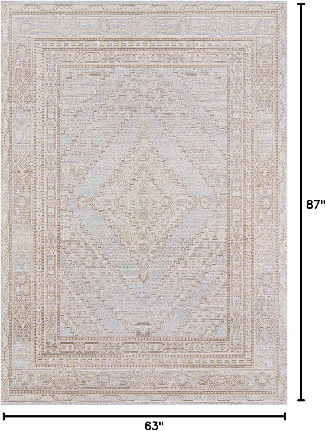 Isabella Seren Shapes Geometric Loomed Accent Rug - Momeni