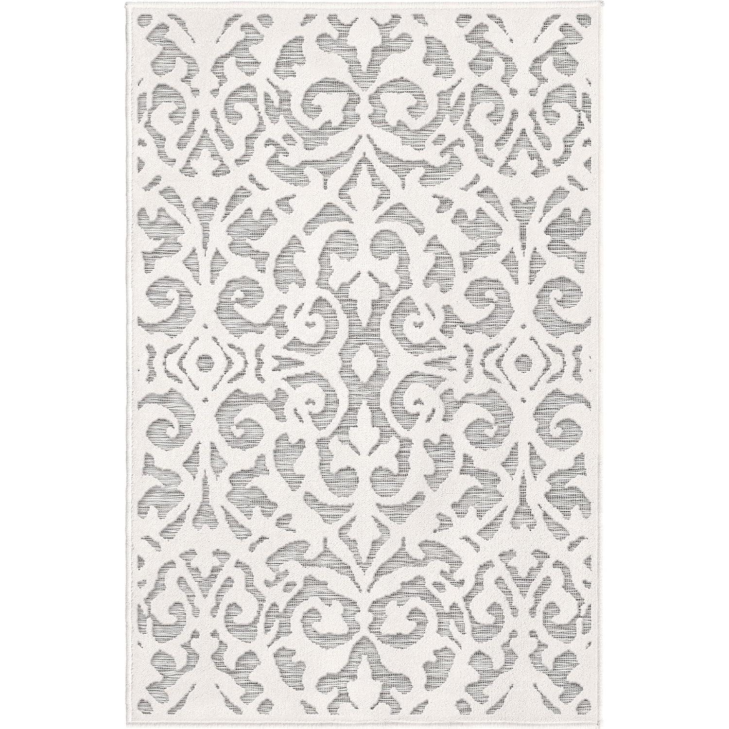 My Texas House Ladybird Natural Gray High Low Indoor Outdoor Rug