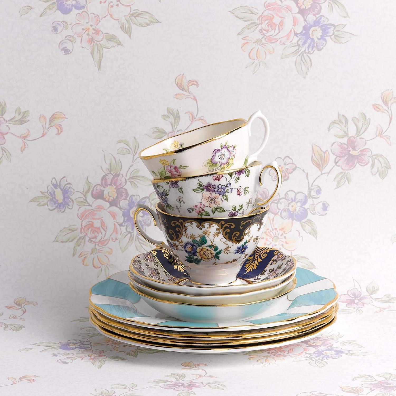 Royal Albert 100 YEARS 1910 3-PIECE TEACUP, SAUCER & PLATE 8" SET DUCHESS