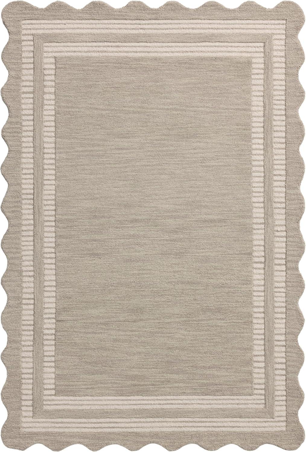 Chris Loves Julia x Loloi Scottie Fog / Ivory Area Rug