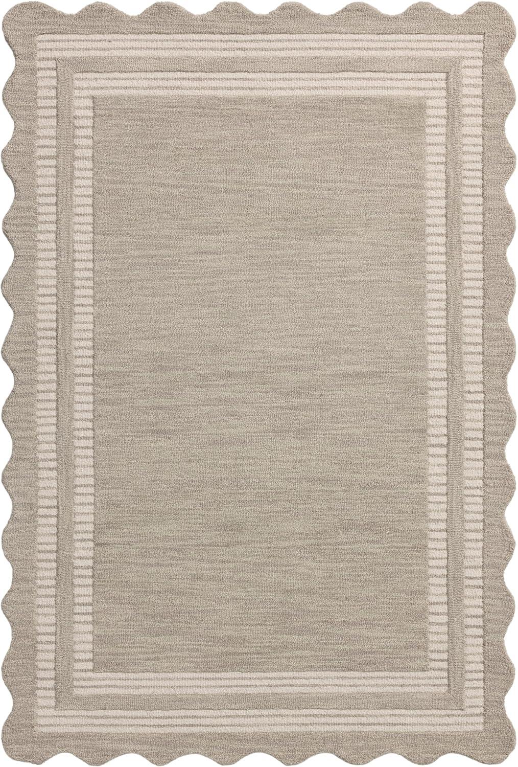 Chris Loves Julia x Loloi Scottie Fog / Ivory Area Rug