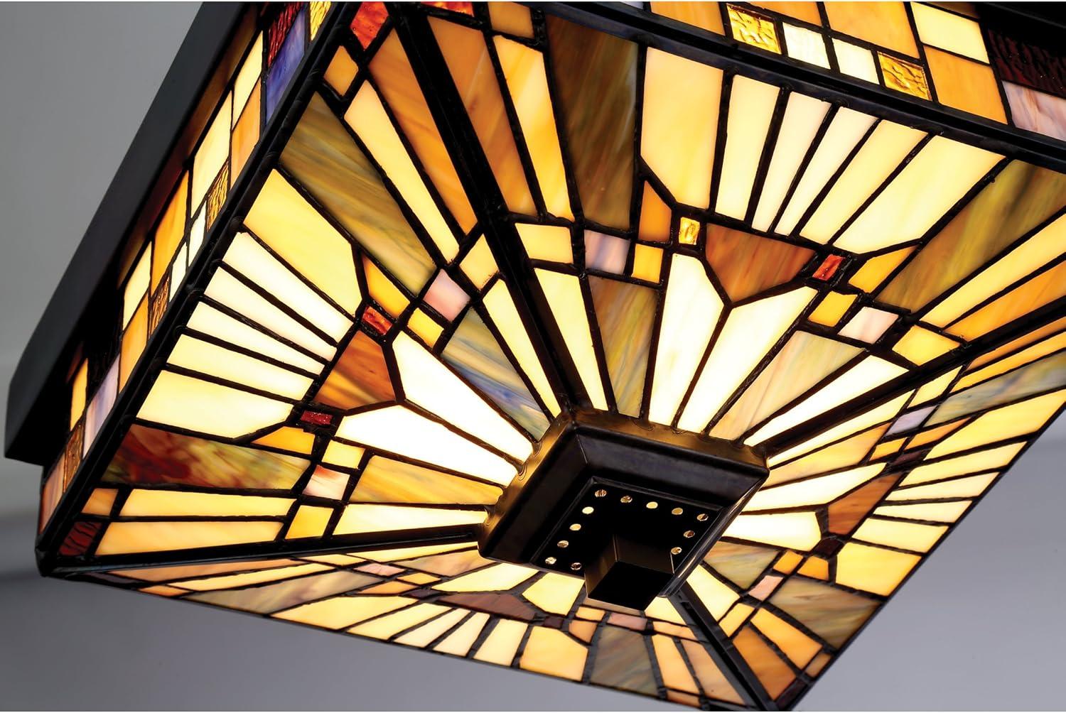 Quoizel Lighting Inglenook 2 - Light Flush Mount in  Valiant Bronze