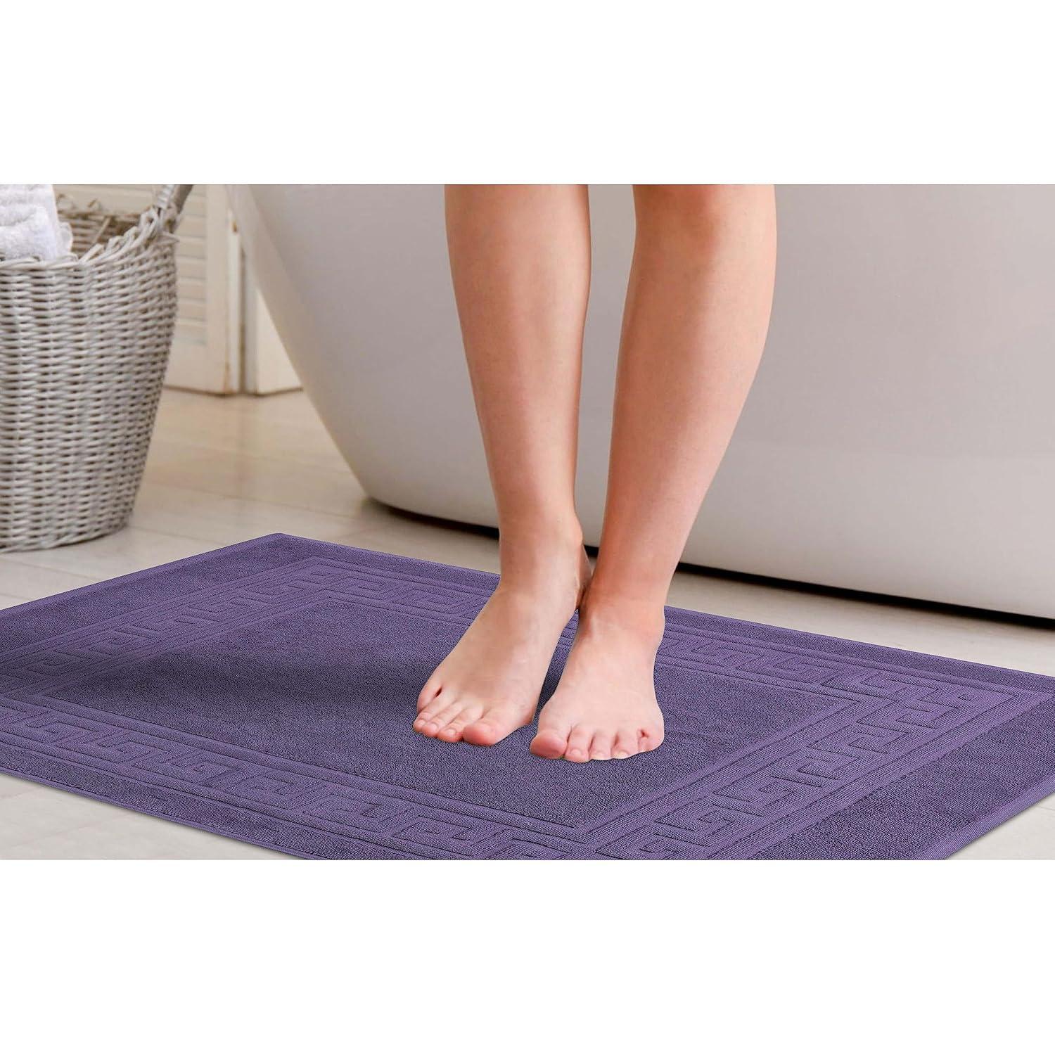 Impressions Bison 2-Piece Absorbent Cotton Bath Mat