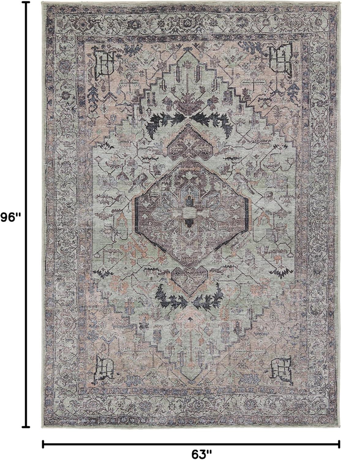 Vibe by Abbott Medallion Area Rug Green/Dark Brown - Jaipur Living