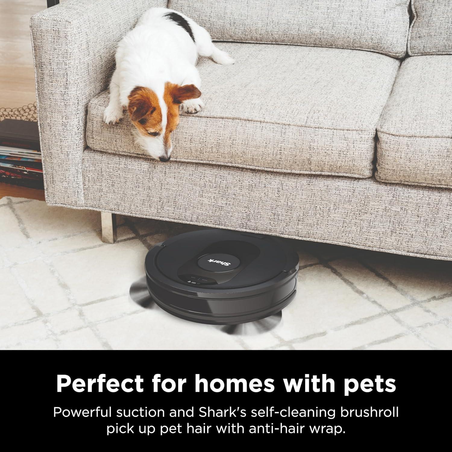 Shark AV2501S AI Robot Vacuum with HEPA Self Empty Base Bagless 30 Day Capacity