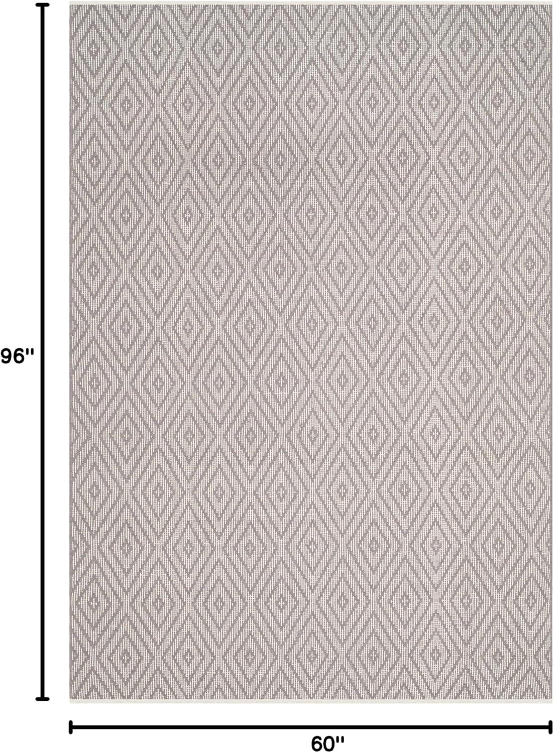 Montauk MTK811 Hand Woven Indoor Area Rug - Grey/Ivory - 5'x8' - Safavieh.