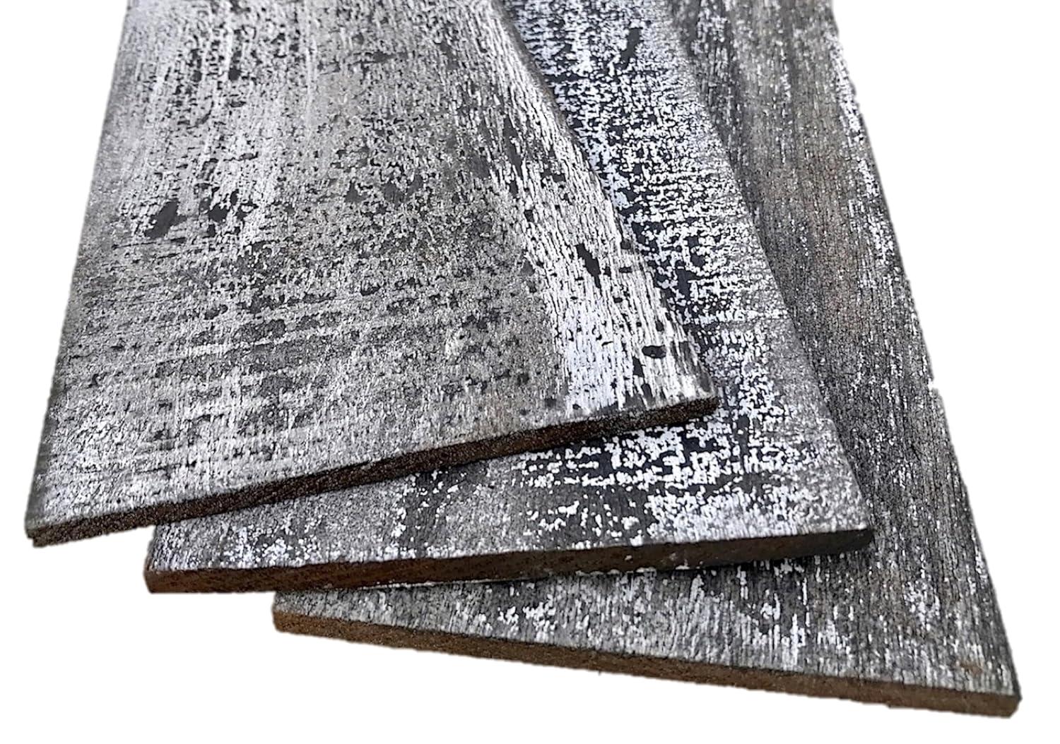 HomeRoots Thermo-Treated 1/4 x 5 in. x 4 ft. Barn Wood Wall Planks (10 sq. ft. 6-Pack)