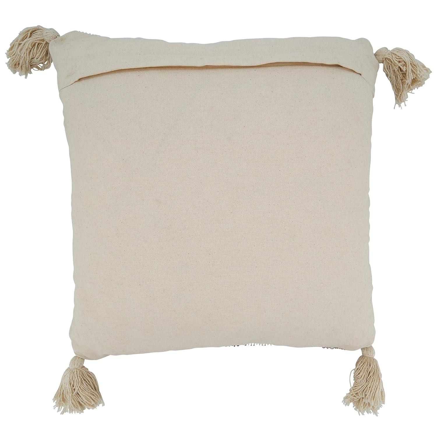 Saro Pavimento Collection Tassels Pillow Cover