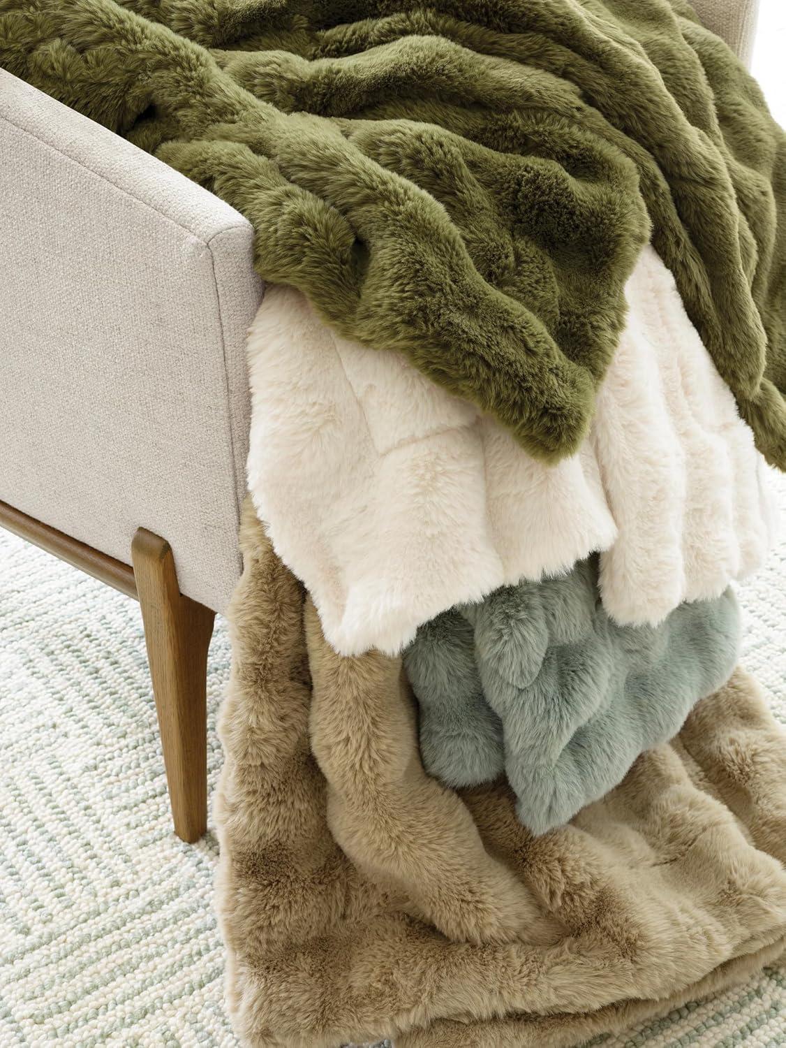 Pine Cone Hill Fab Faux Throw