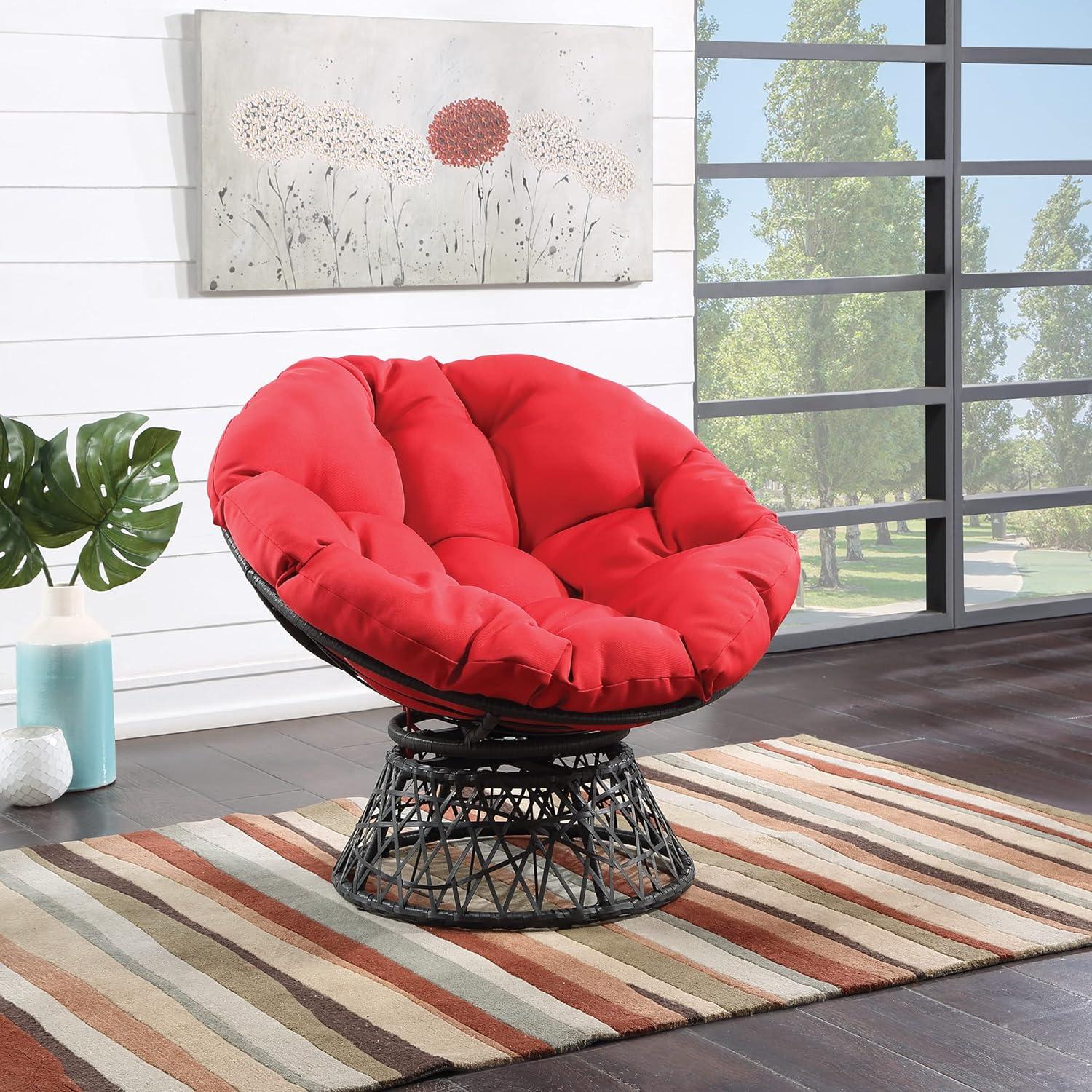 Leianna Upholstered Swivel Accent Chair