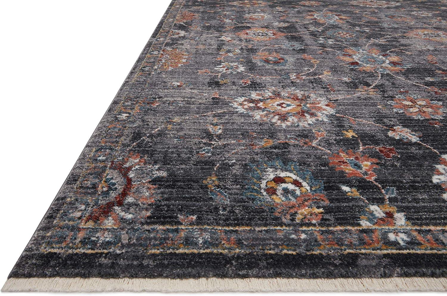 Loloi II Samra SAM-08 Charcoal / Multi Oriental Area Rug 7'-10" x 10'