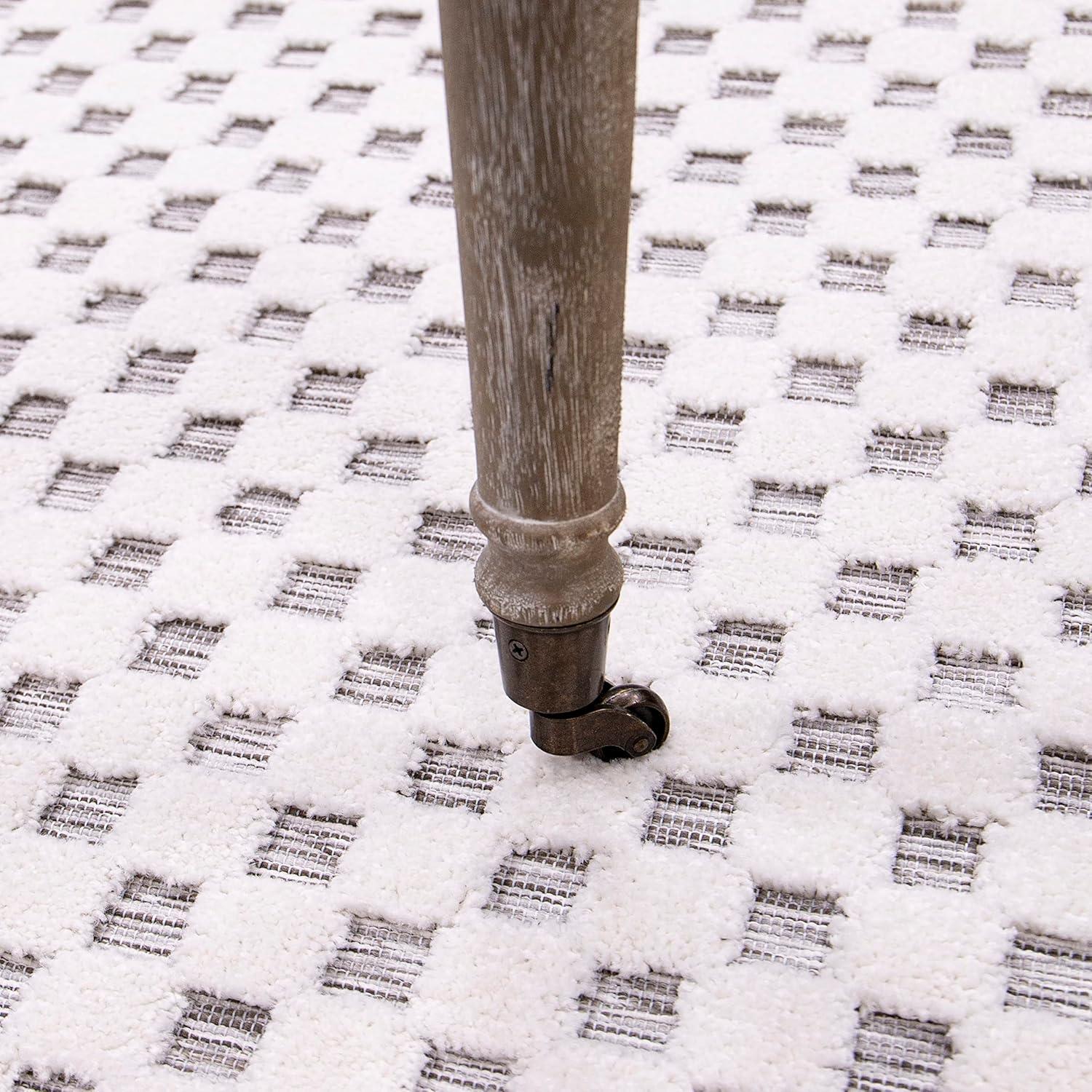 Simply Southern Cottage Lecompte Area Rug, 5' x 7', Grey