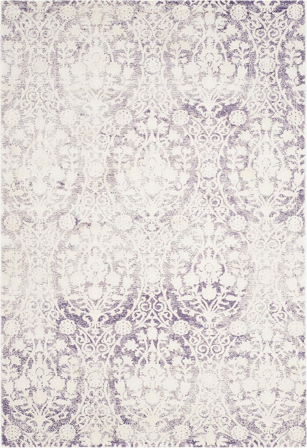 Passion PAS403 Power Loomed Indoor Accent Rug - 4'x5'7" - Lavander/Ivory - Safavieh