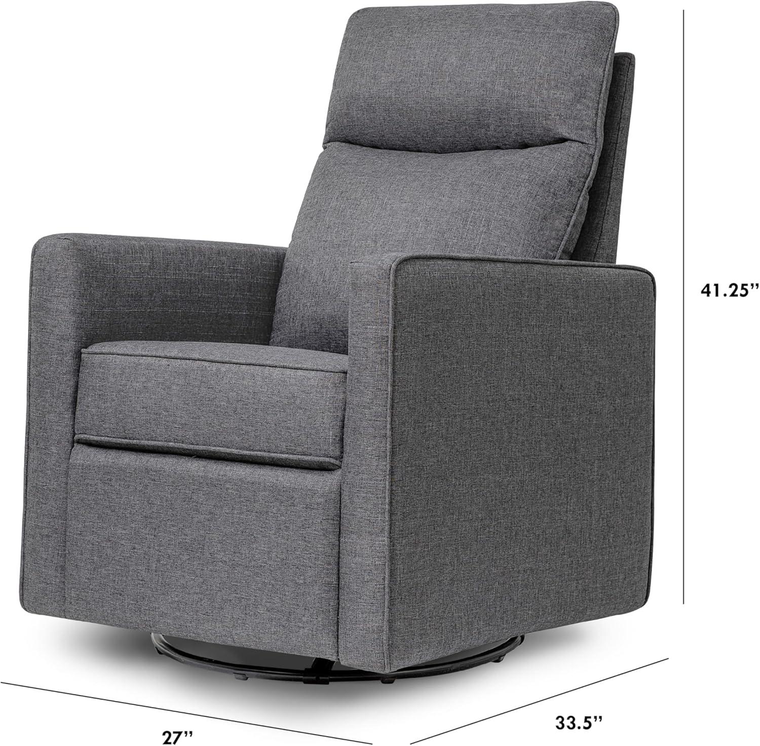 Gabby Pillowback Swivel Glider