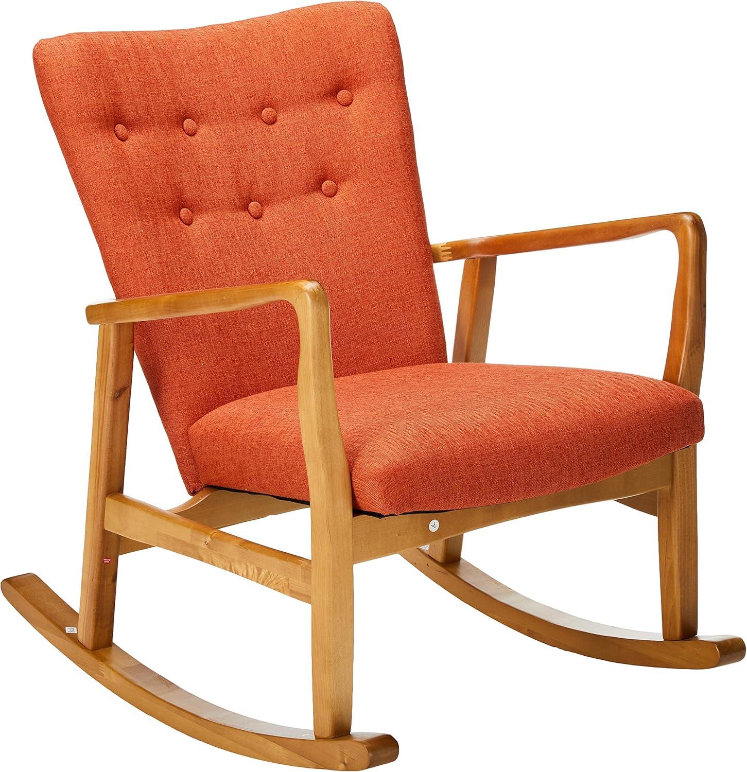 Callum Mid-Century Fabric Rocker - Christopher Knight Home