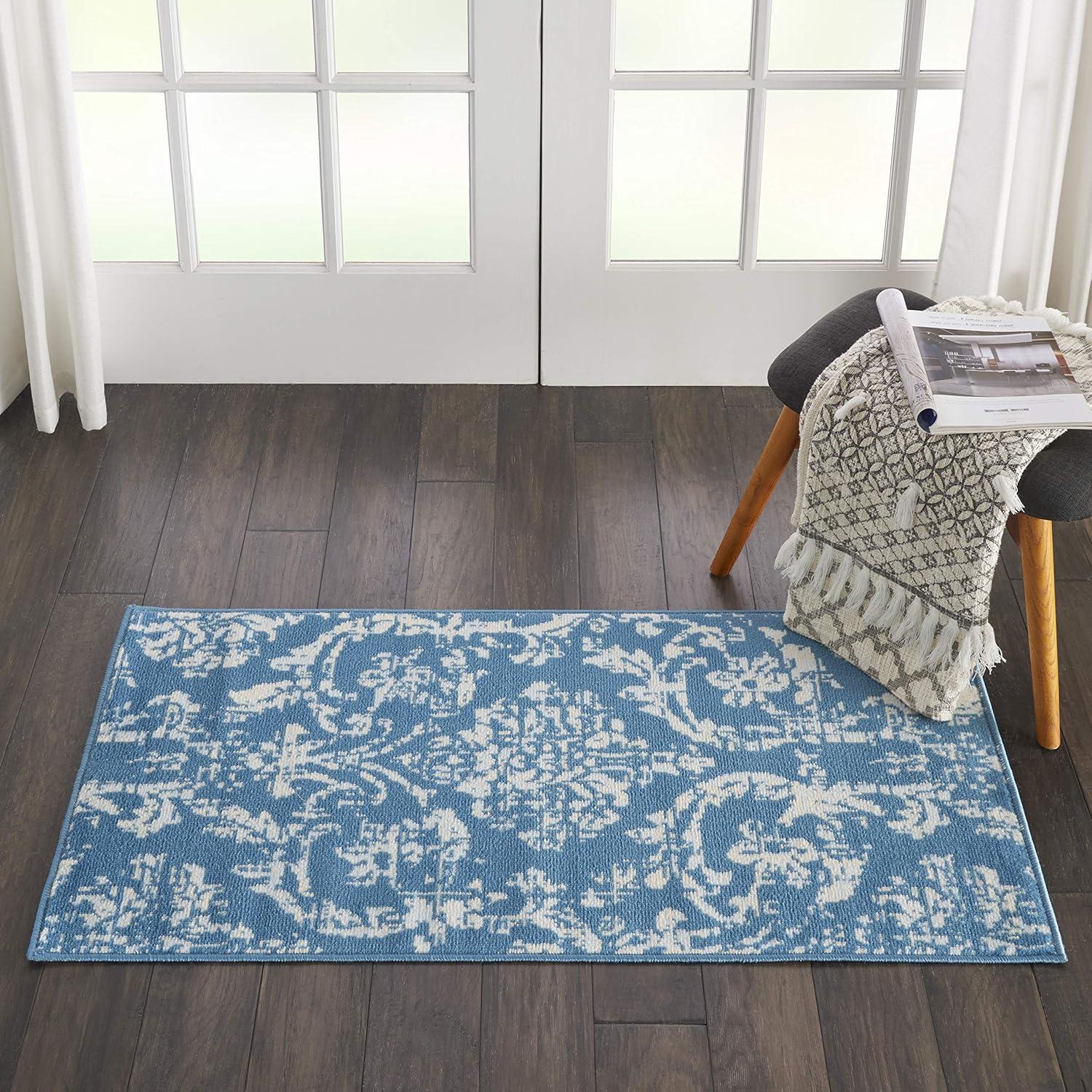 Nourison Jubilant Farmhouse Vintage Damask Area Rug