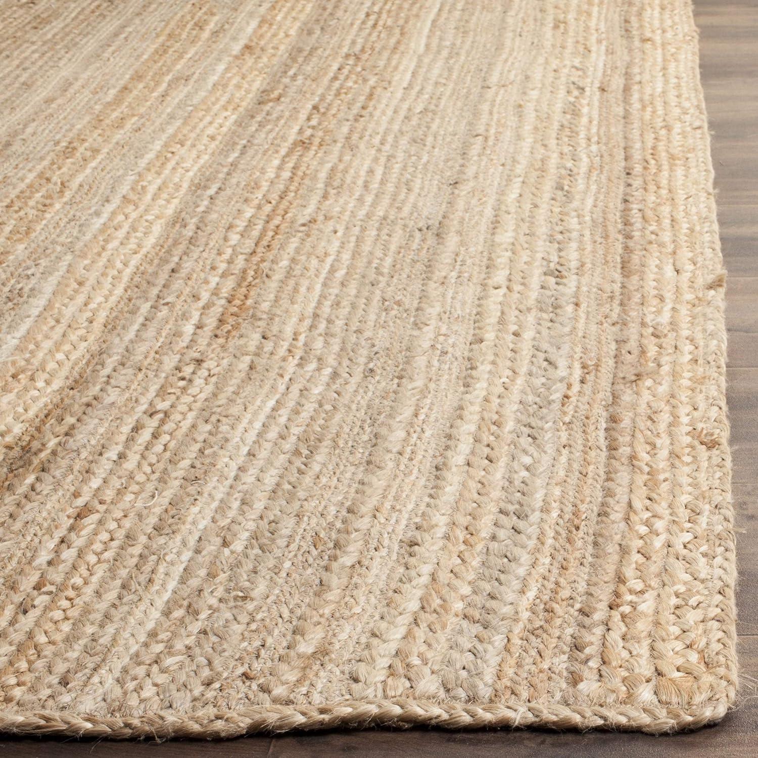 SAFAVIEH Natural Fiber Aria Braided Jute Area Rug, Natural, 3' x 5'