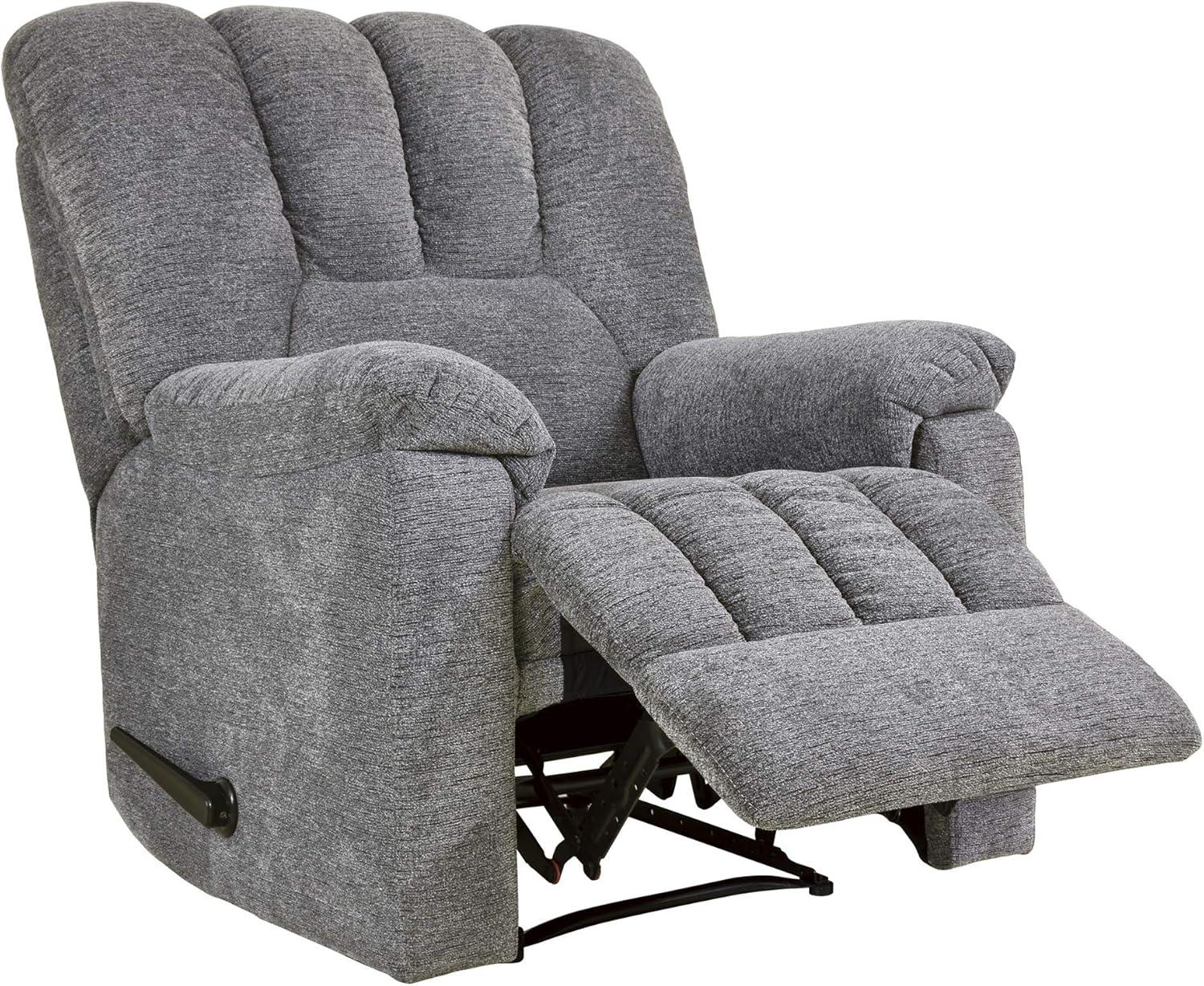 Lexicon Annaliese Chenille Recliner in Gray