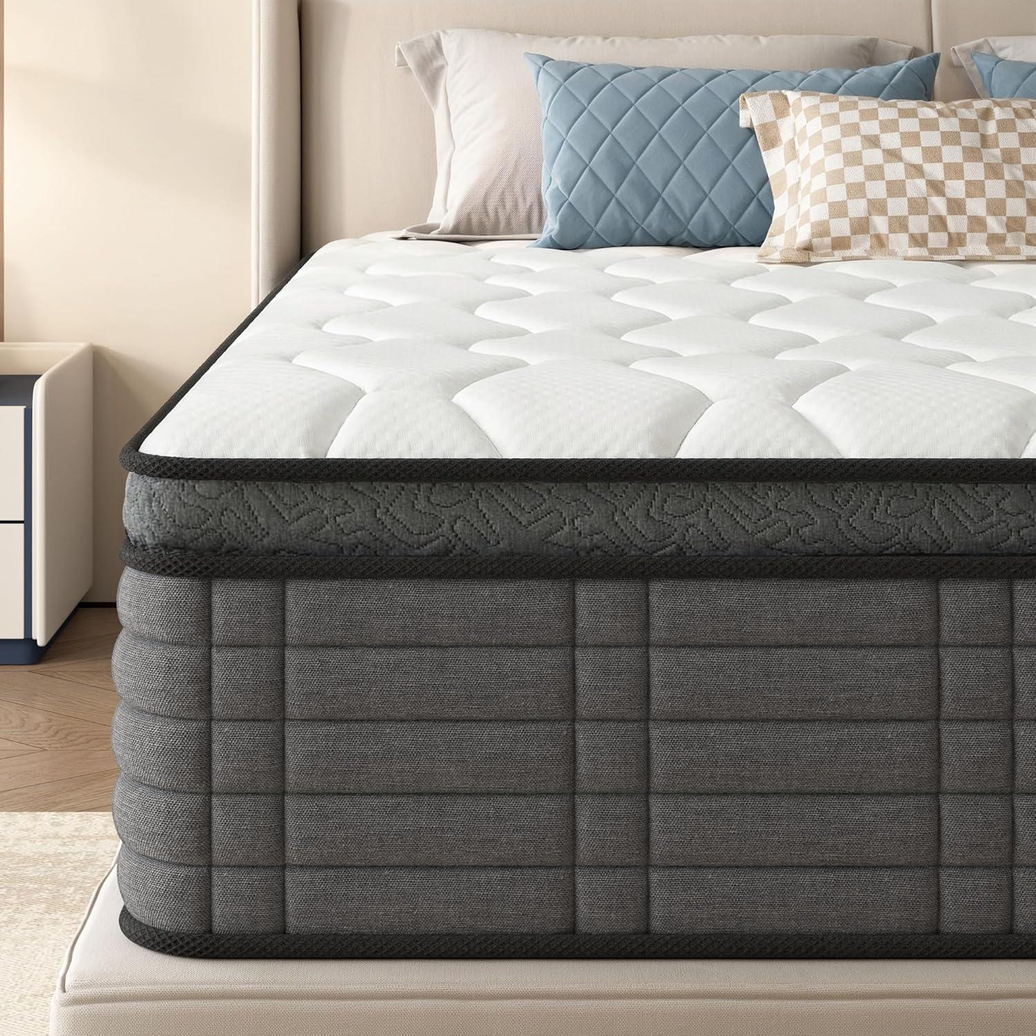 Alwyn Home Medium Hybrid Mattress In a Box