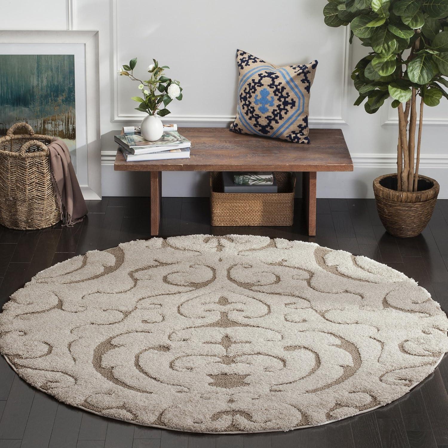 Florida Shag SG467 Power Loomed Area Rug  - Safavieh