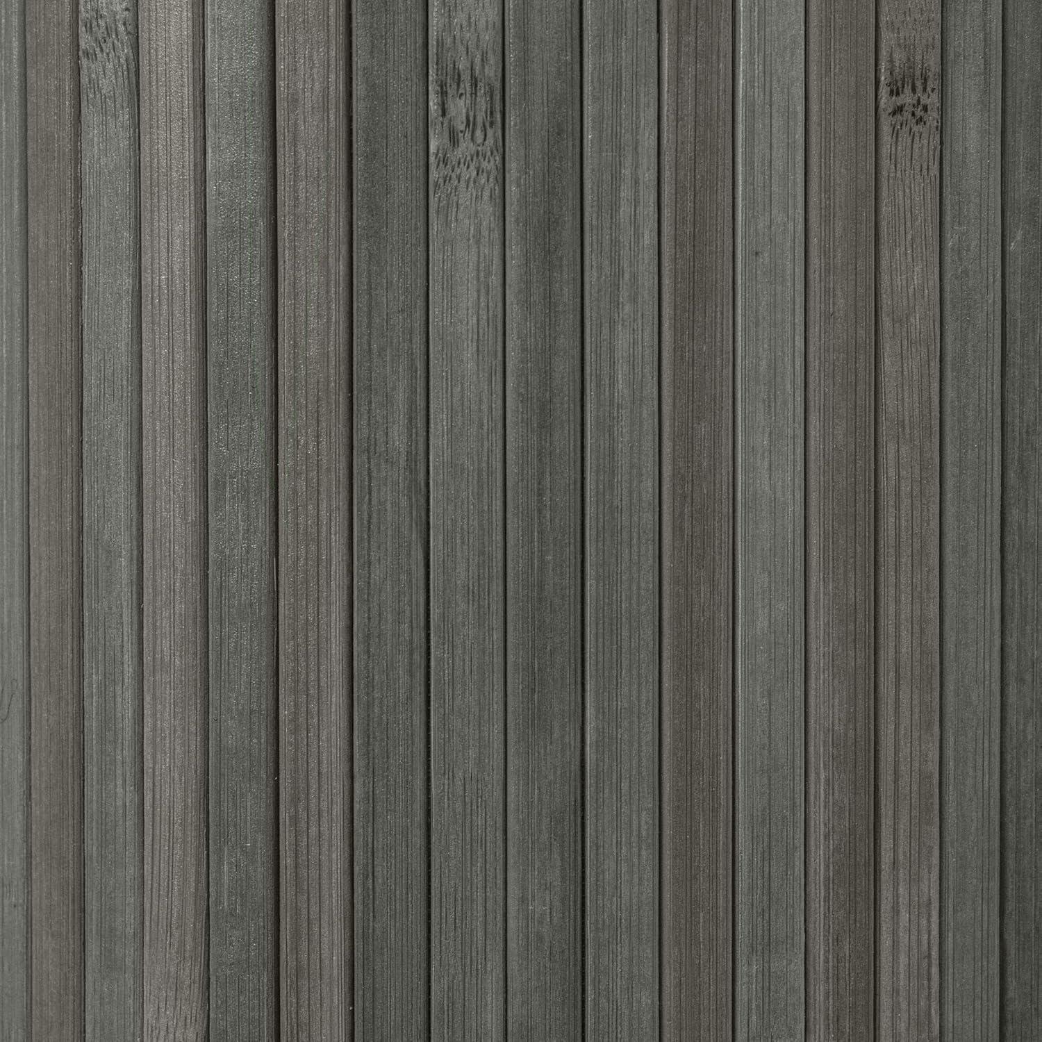 Red Lantern 2 ft. Short Bamboo Wave Screen - Grey