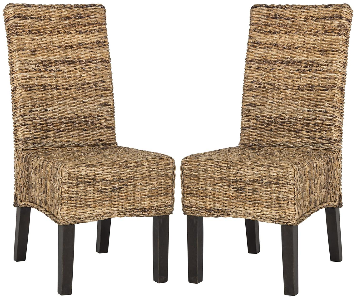 Avita 18" H Dining Chair (Set of 2) - SEA8012 - Natural - Safavieh