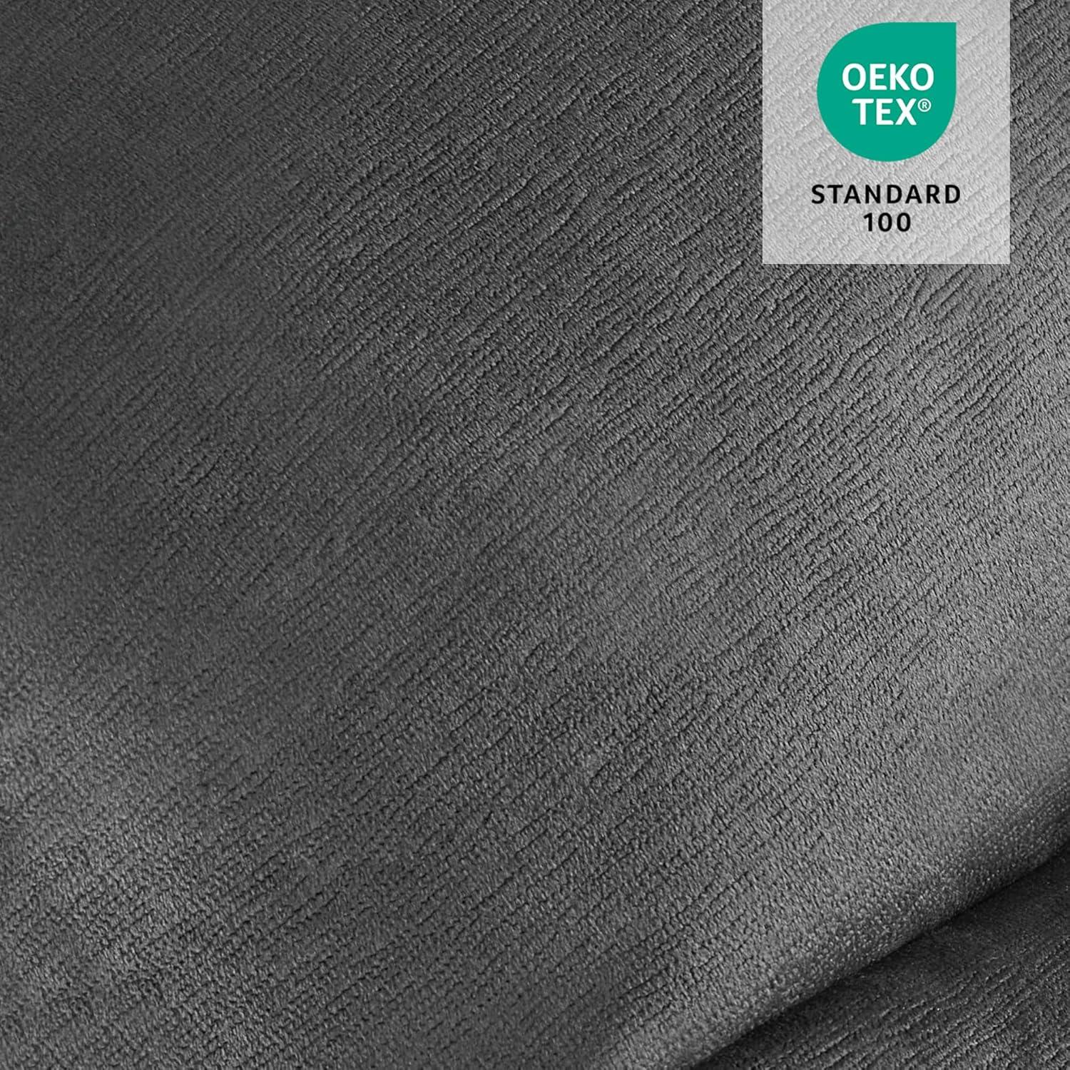 MCombo Small Size Triple Motor Power Lift Recliner Chair Sofa with Massage and Dual Heating, Adjustable Headrest for Elderly People Petite, USB Ports, Extended Footrest, Fabric 7222 (Dark Grey)