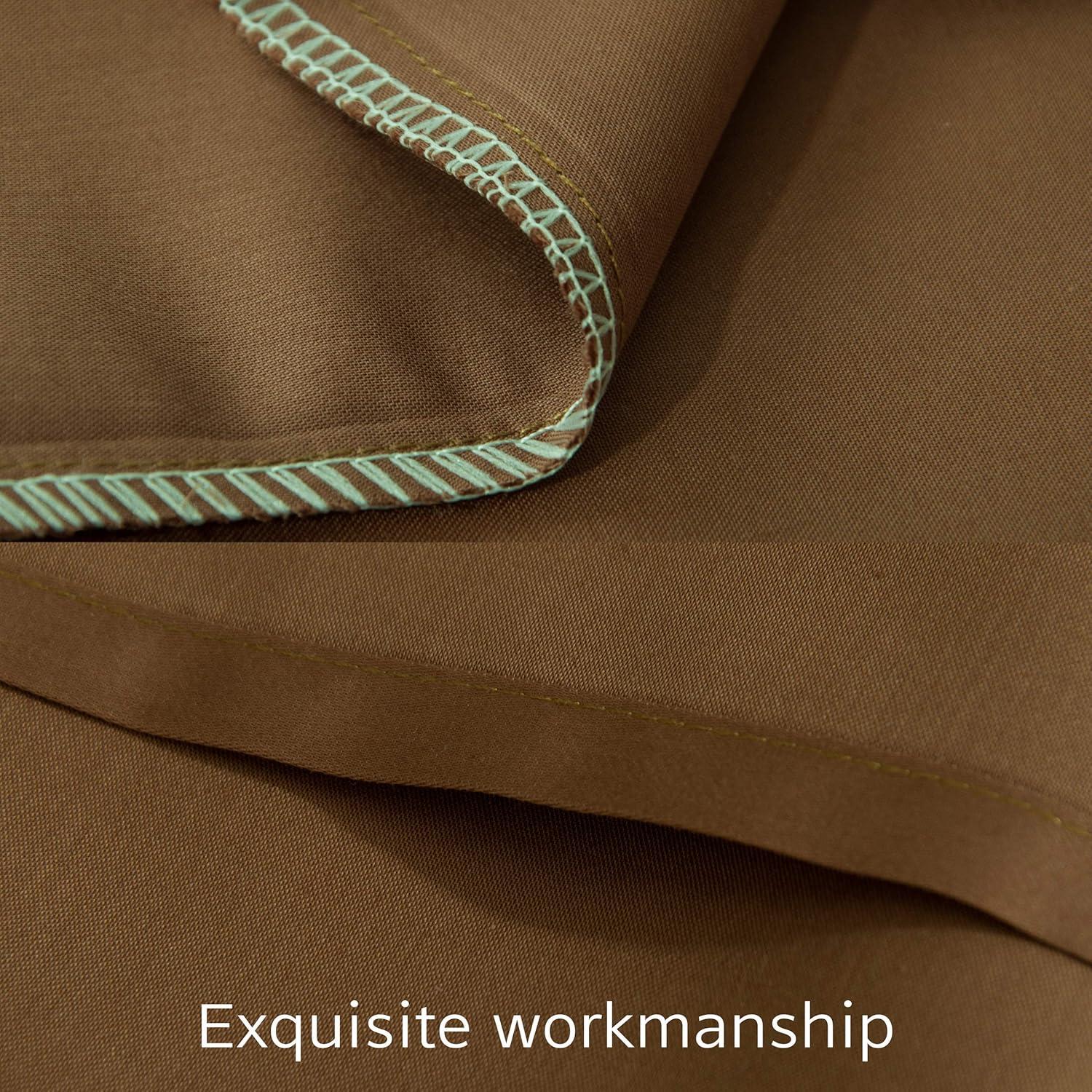 NTBAY Egyptian-Quality Cotton Bed Pillowcases, 500 Thread Count Cotton Sateen Pillowcases with Envelope Closure - NTBAY (Set of 2)