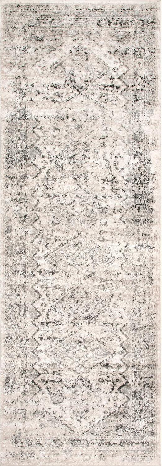 Nuloom Madisson Vintage Faded Medallion Indoor Area Rug