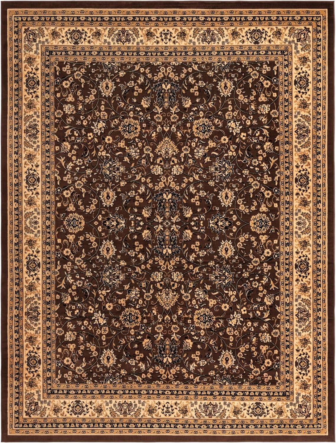 Unique Loom 9' 10 x 13' 1 Sialk Hill Washington Terracotta Area Rug