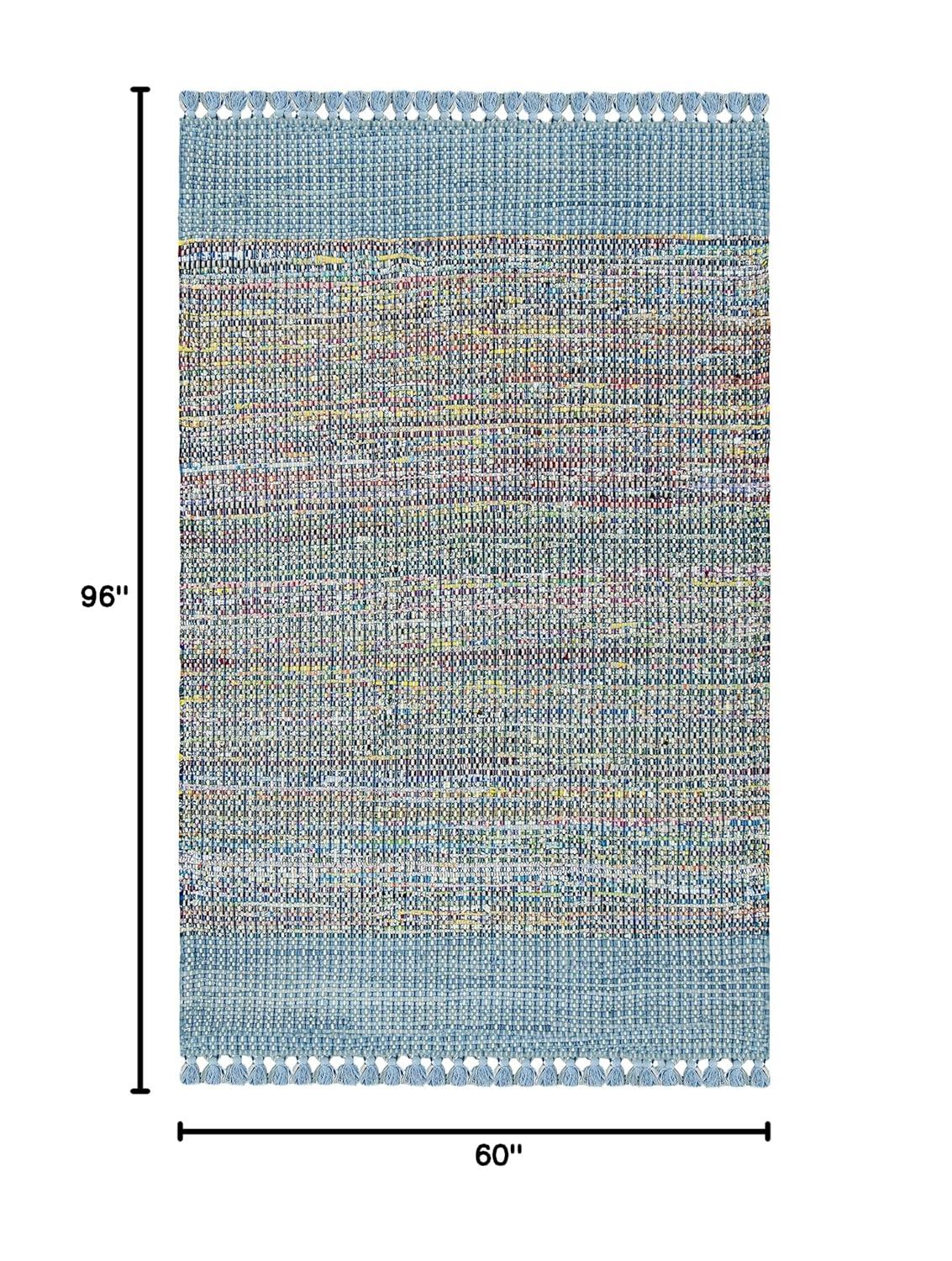 Montauk MTK972 Hand Woven Area Rug - Blue/Multi - 5'x8' - Safavieh.