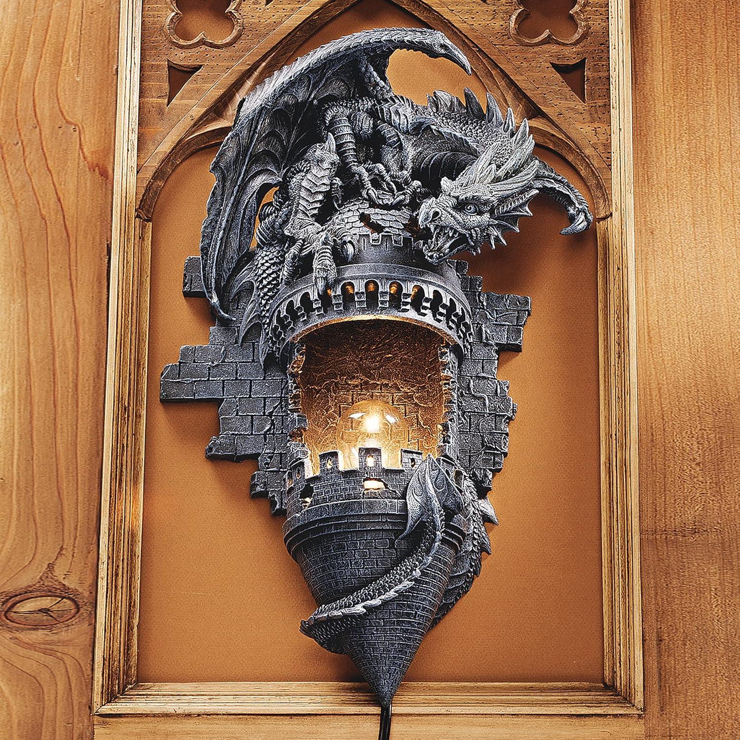 Dragon's Castle Lair Wall Sconce