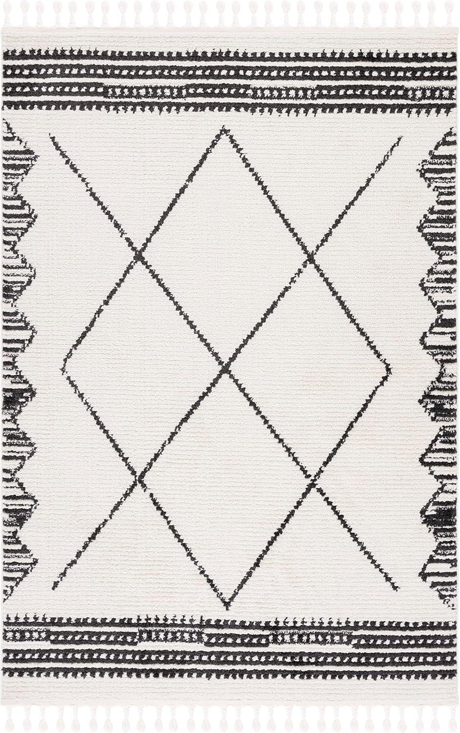 Moroccan Tassel MRT103 Power Loomed Area Rug  - Safavieh