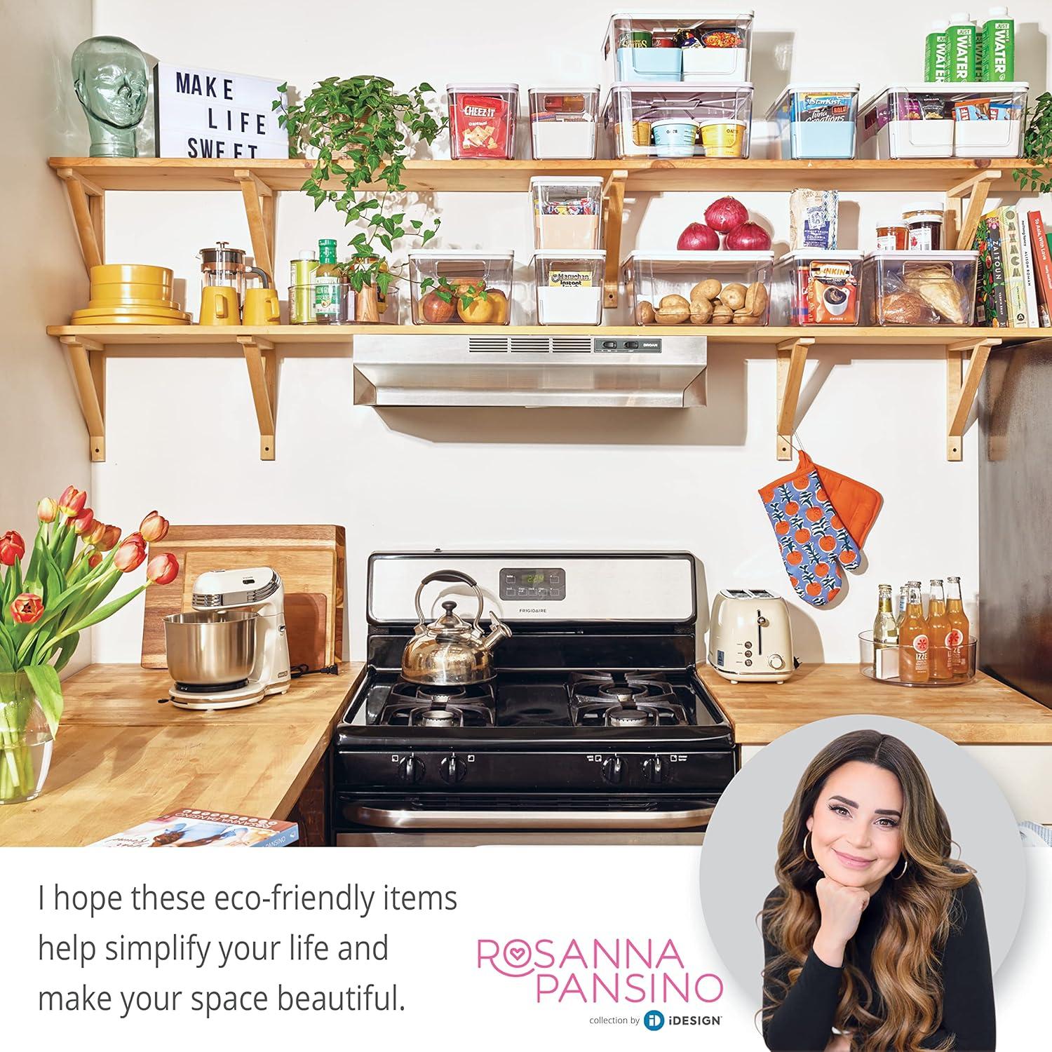 iDesign Rosanna Pansino x iDesign Recycled Plastic Kitchen Storage Bin with Lid