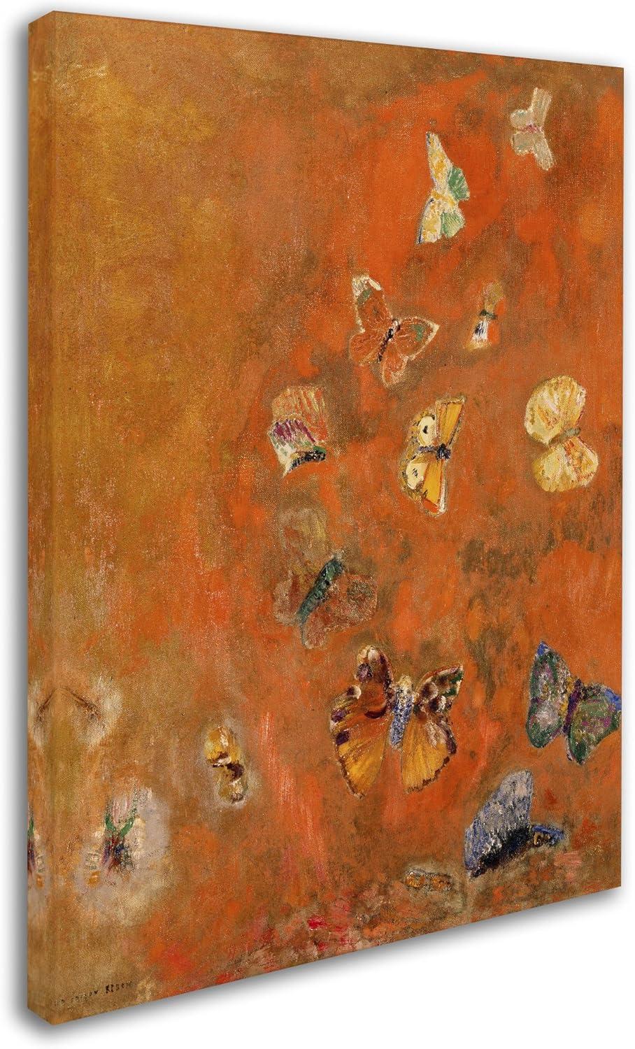 " Evocation Of Butterflies 1912 " by Odilon Redon