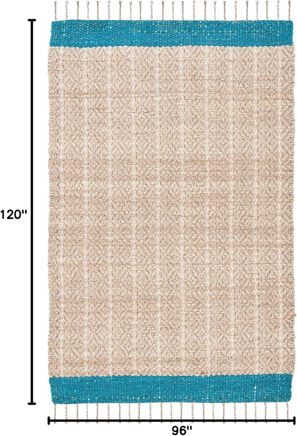 Union Rustic Abbie-J Hand Woven 0.8 Jute 0.2 Cotton Striped Rug