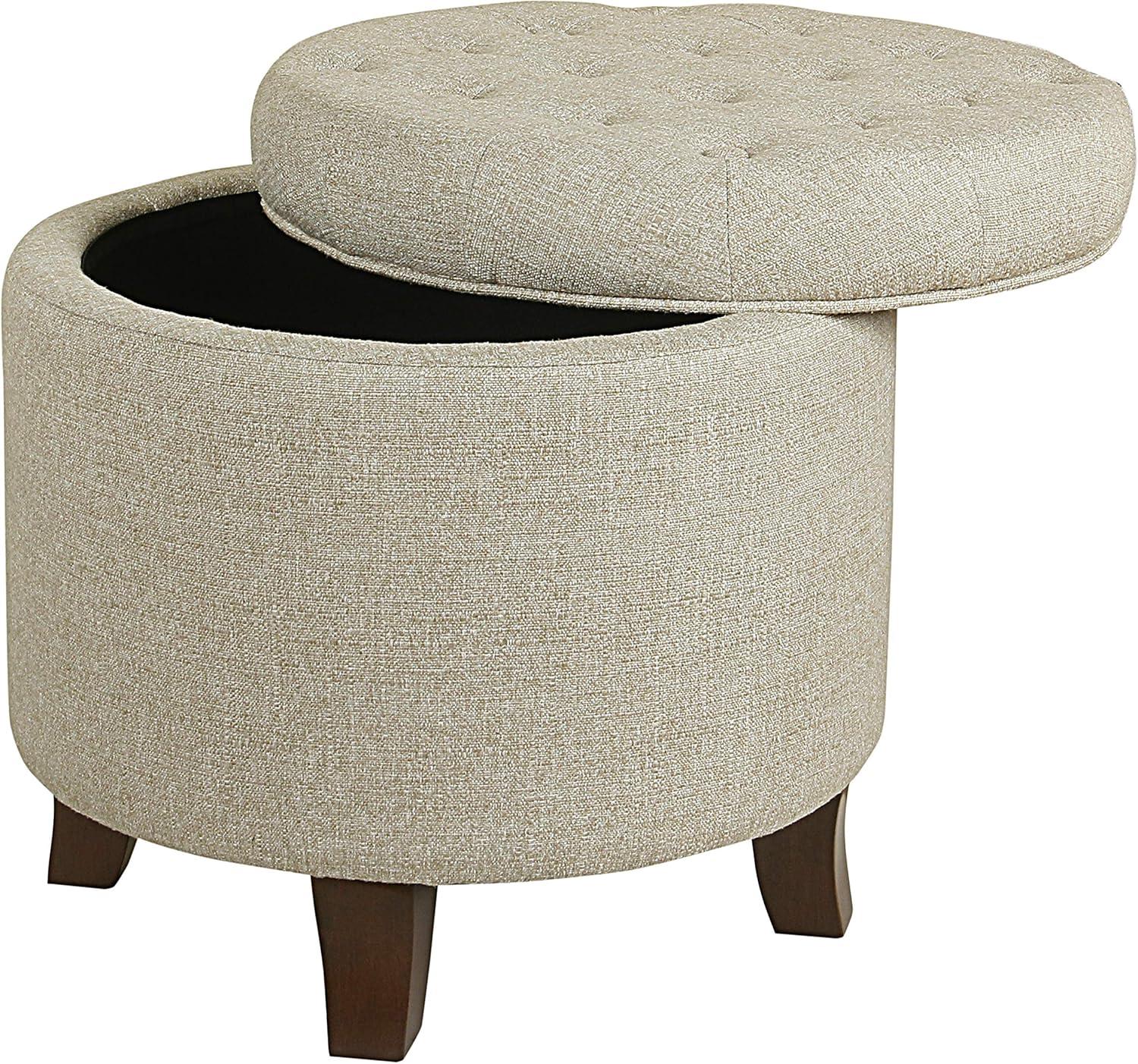 Boho Tufted Storage Ottoman - HomePop