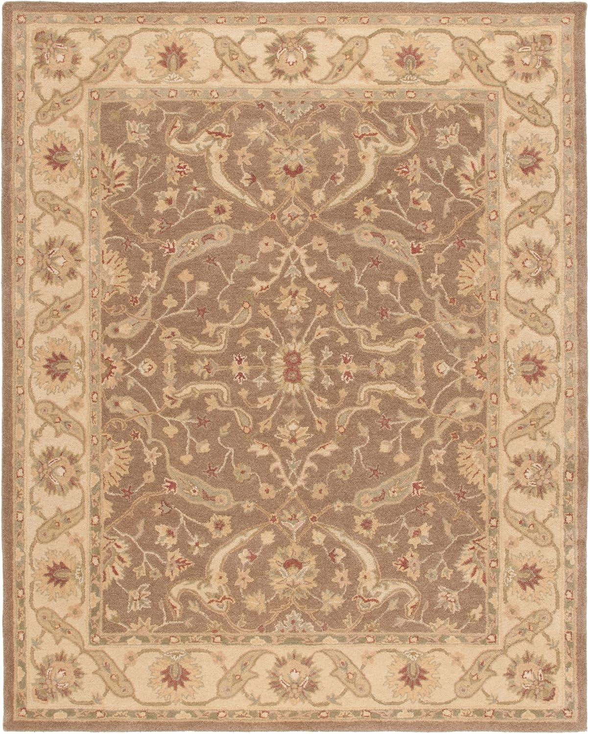 SAFAVIEH Antiquity Beaufort Oriental Wool Area Rug, Brown/Gold, 9'6" x 13'6"