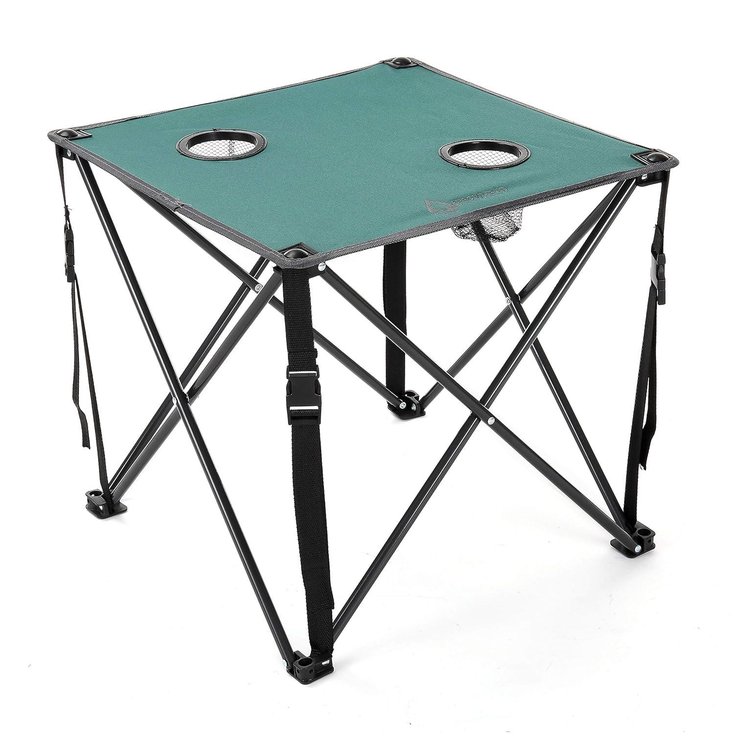 ARROWHEAD Outdoor Square Fabric Outdoor Folding Camping Table