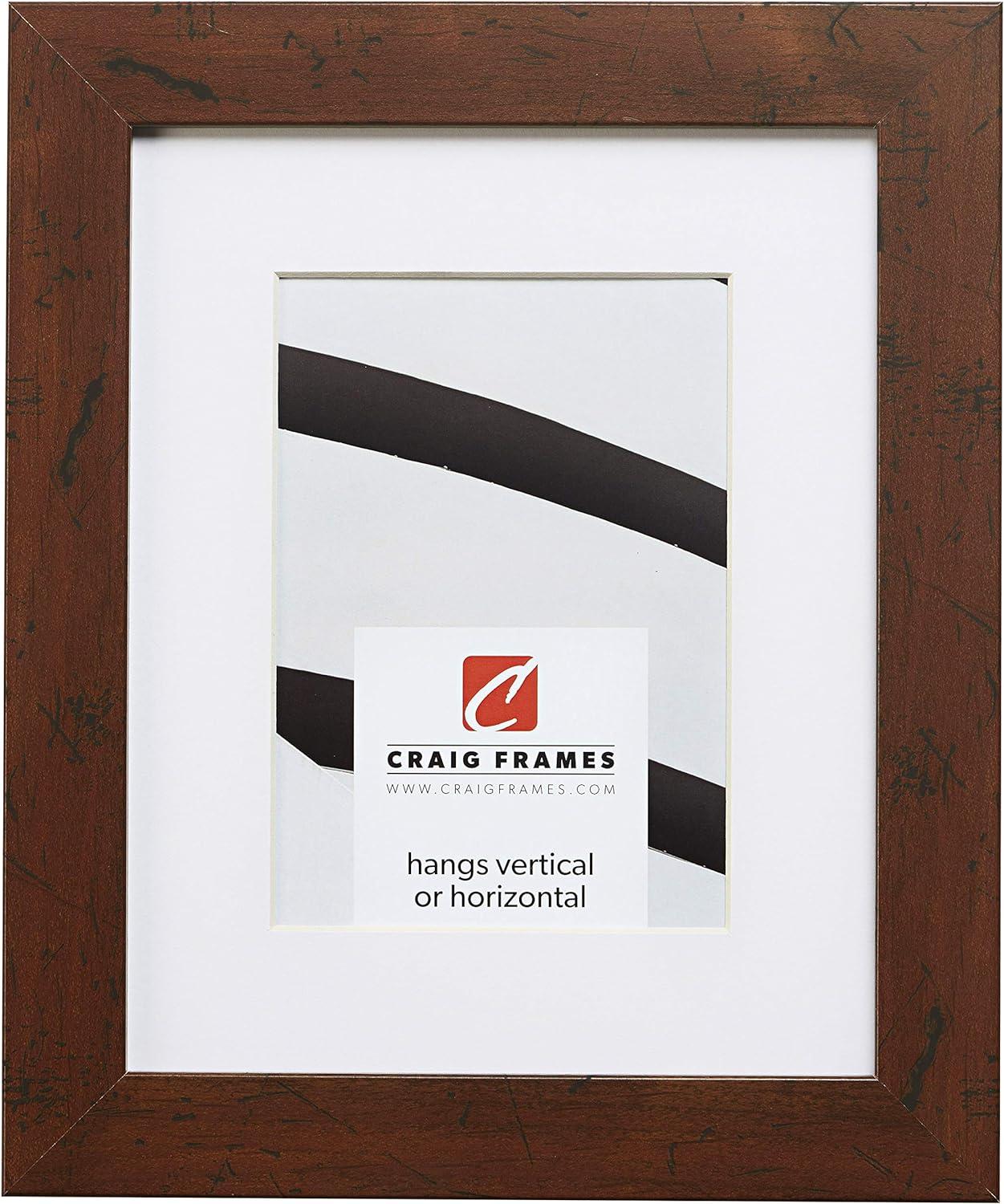 Craig Frames 20x24 inch Dark Brown Picture Frame Matted for a 16x20 Photo