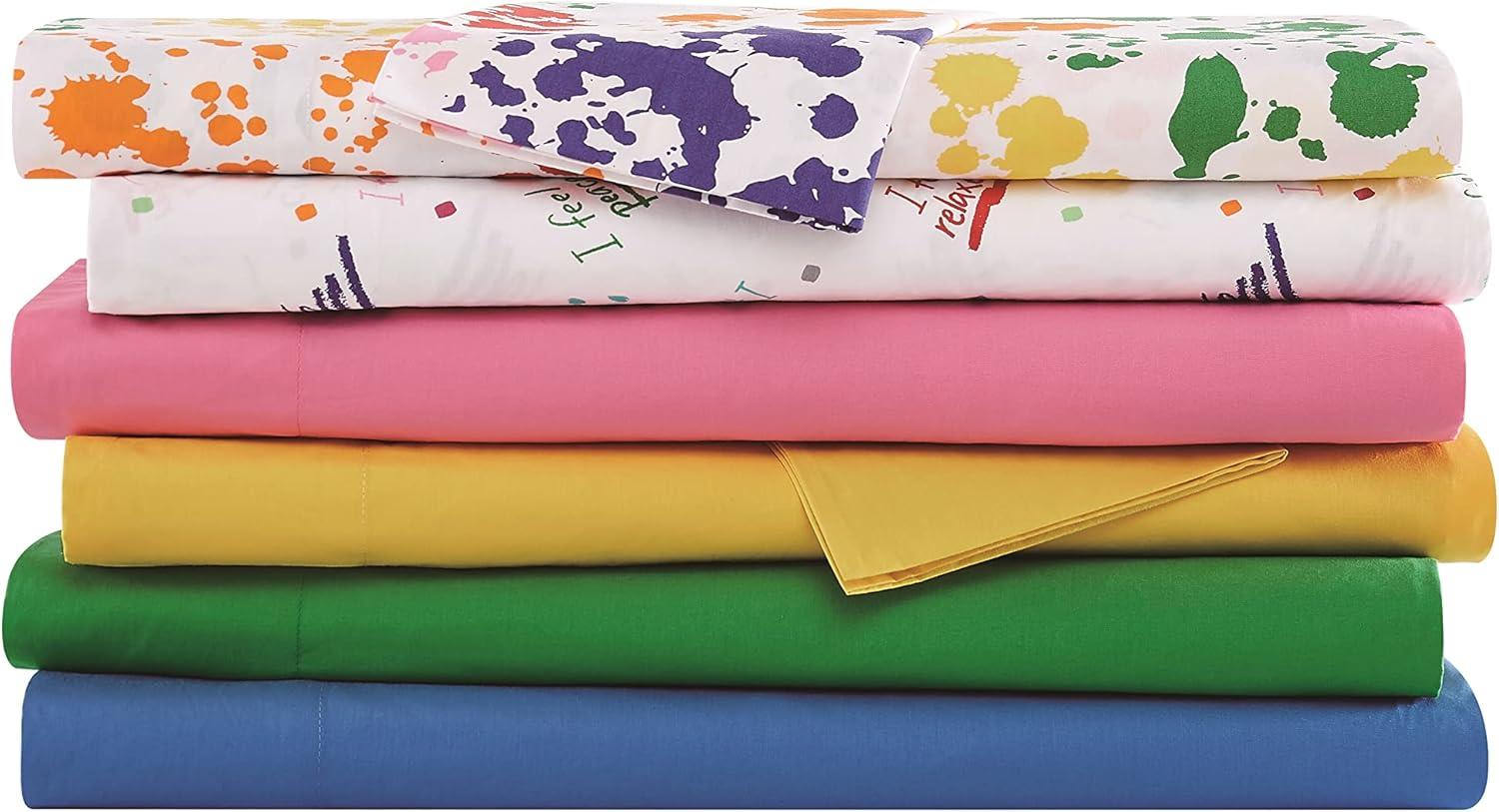 Crayola LLC Crayola Cotton Percale Sheet Set