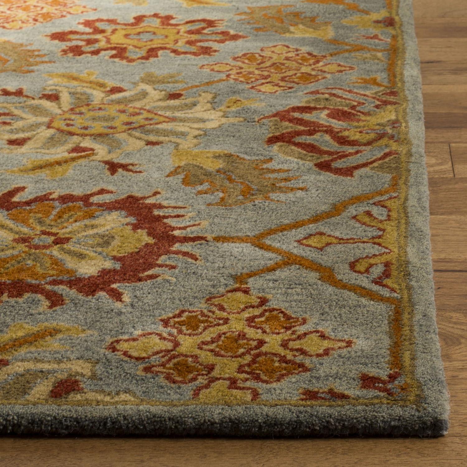 Heritage HG420 Hand Tufted Area Rug - Charcoal/Multi - 8'x10' - Safavieh.