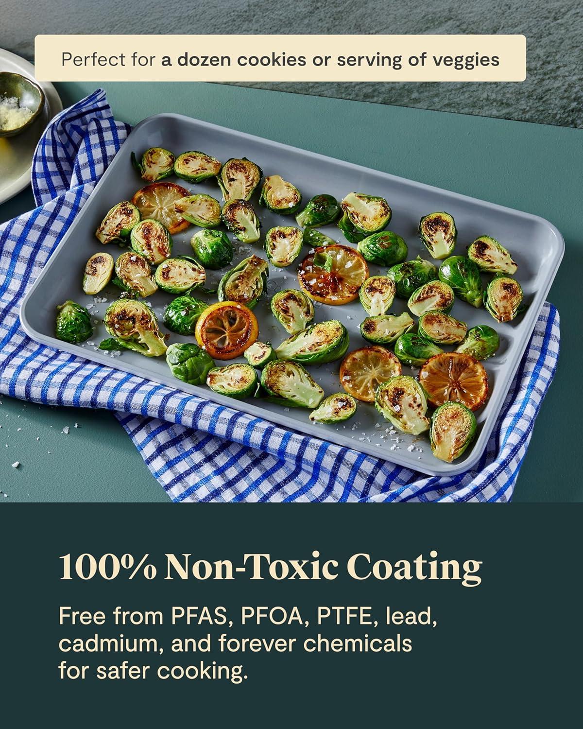 Caraway Home ® Sage Non-Stick Ceramic Baking Sheet Duo