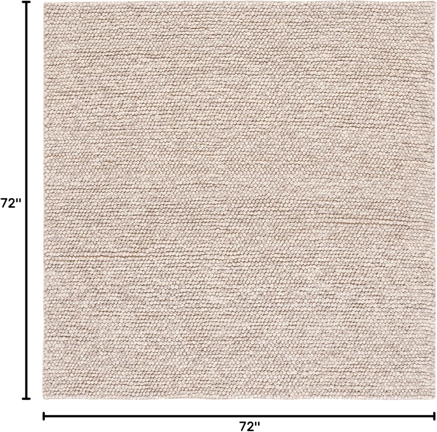 Natura NAT620 Hand Woven Area Rug - Beige - 6'x6' - Safavieh.