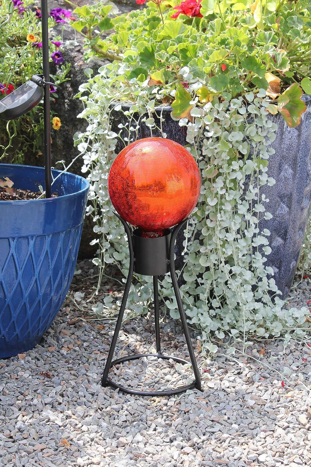 Madore Glass Abstract Gazing Ball