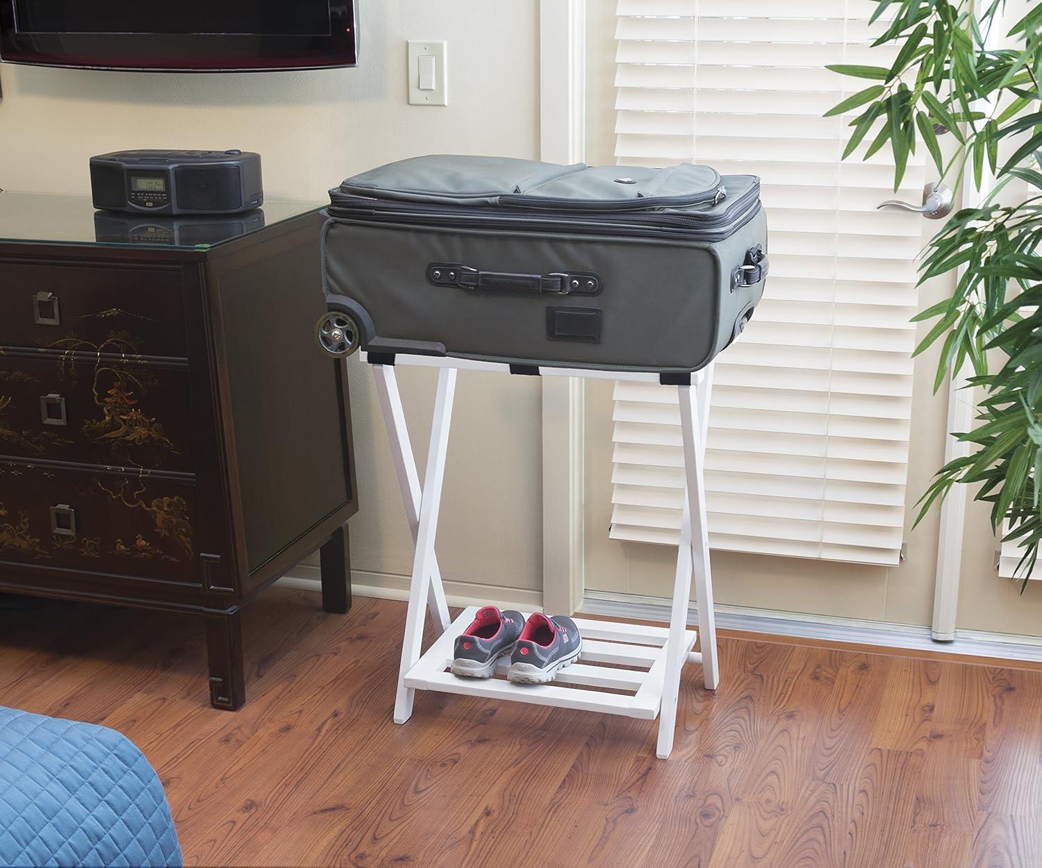 Folding Wood Luggage Rack