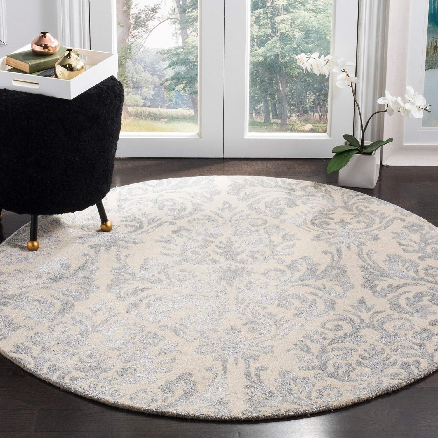Bella BEL156 Hand Tufted Accent Rug - Navy/Grey - 3'x5' - Safavieh.