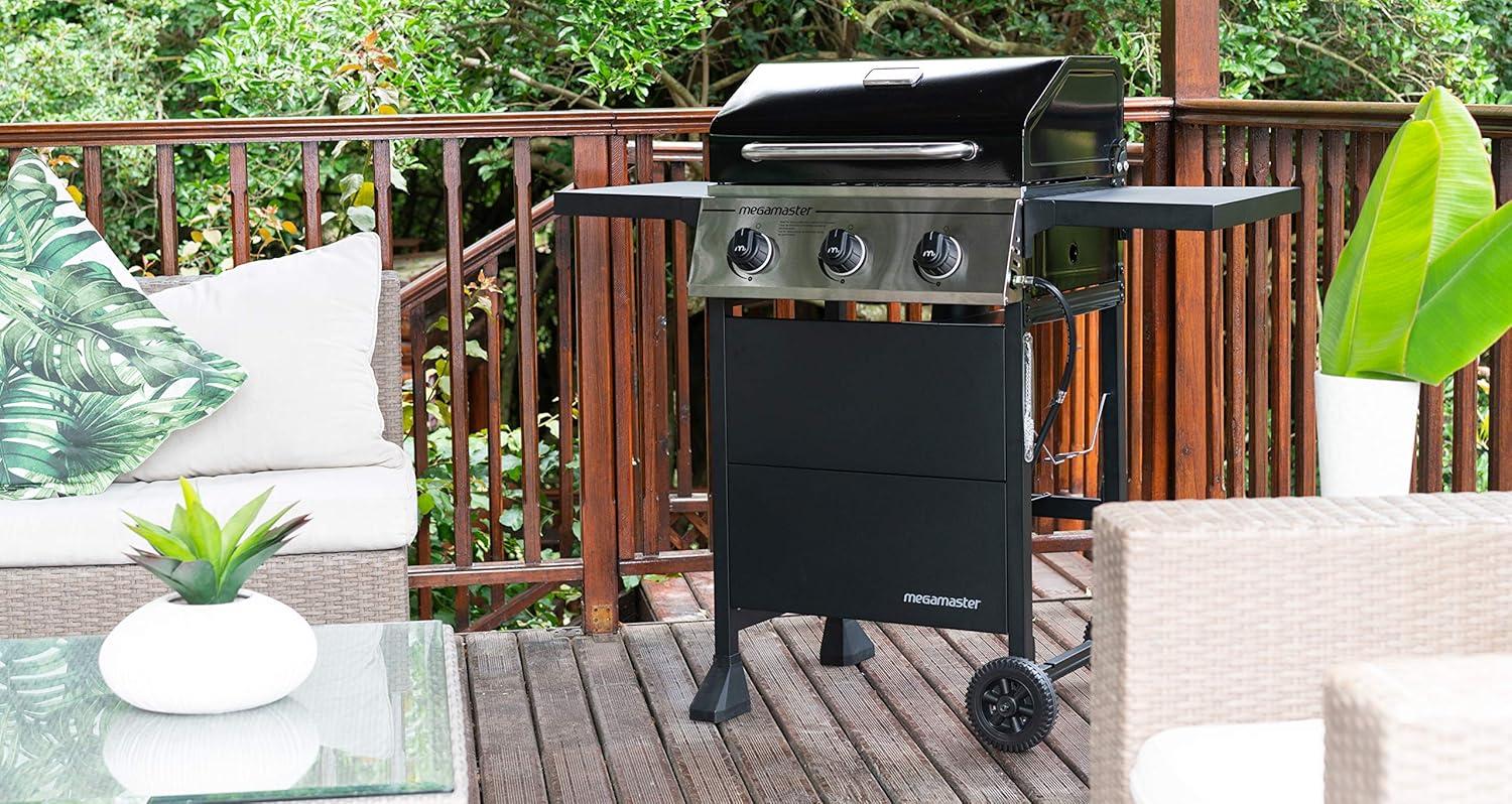 Megamaster 3 - Burner Liquid Propane Gas Grill