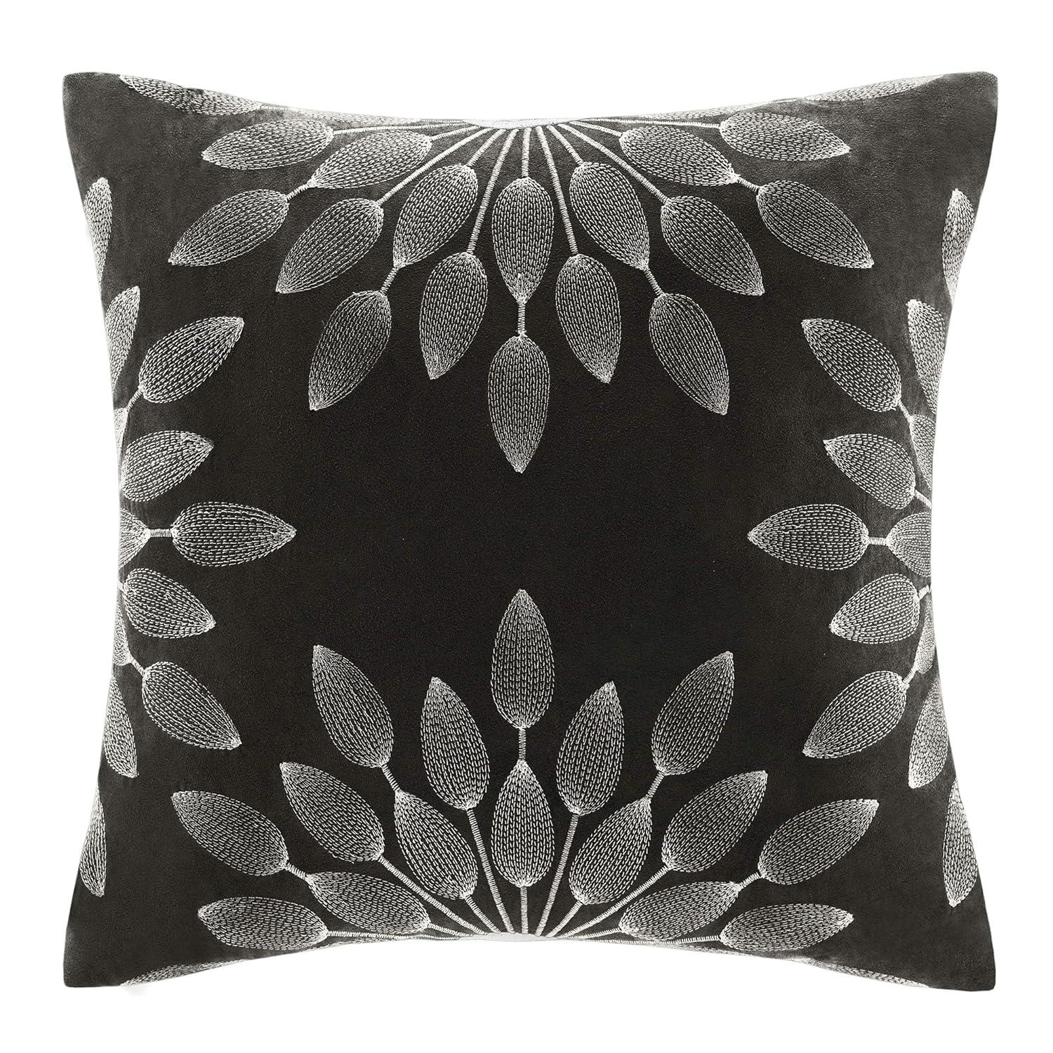 Madison Park Palmer 7 PC Pieced Faux Suede Comforter Set