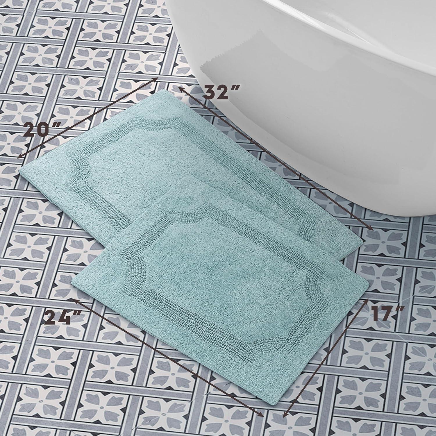 Laura Ashley Laura Ashley Reversible Cotton Bath Rug